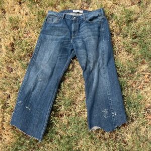 Cutoff levi’s vintage baggy jeans